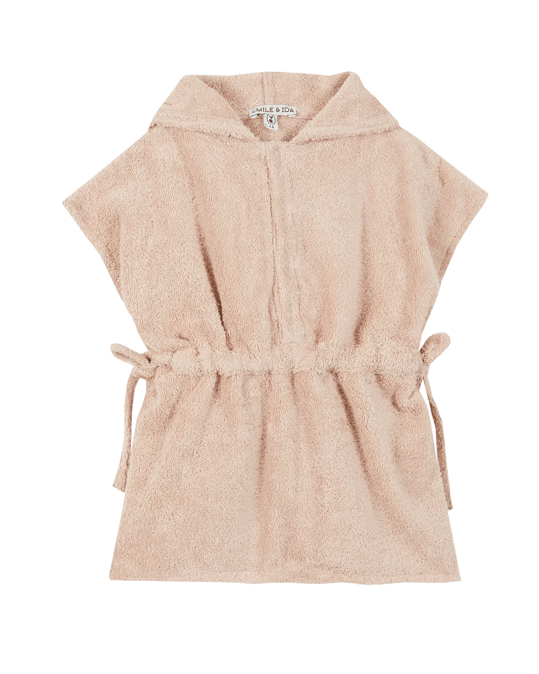 Peignoir lapin éponge bio rose