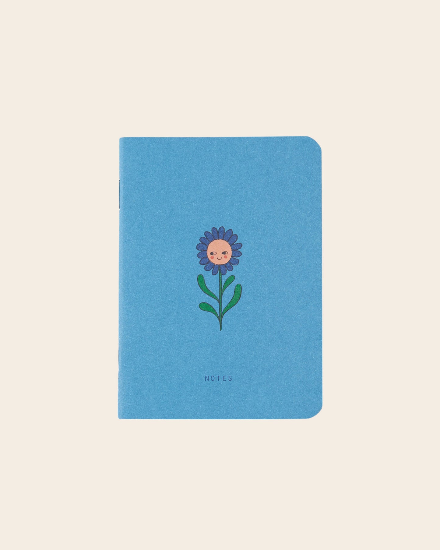 Carnet de poche Marguerite bleu