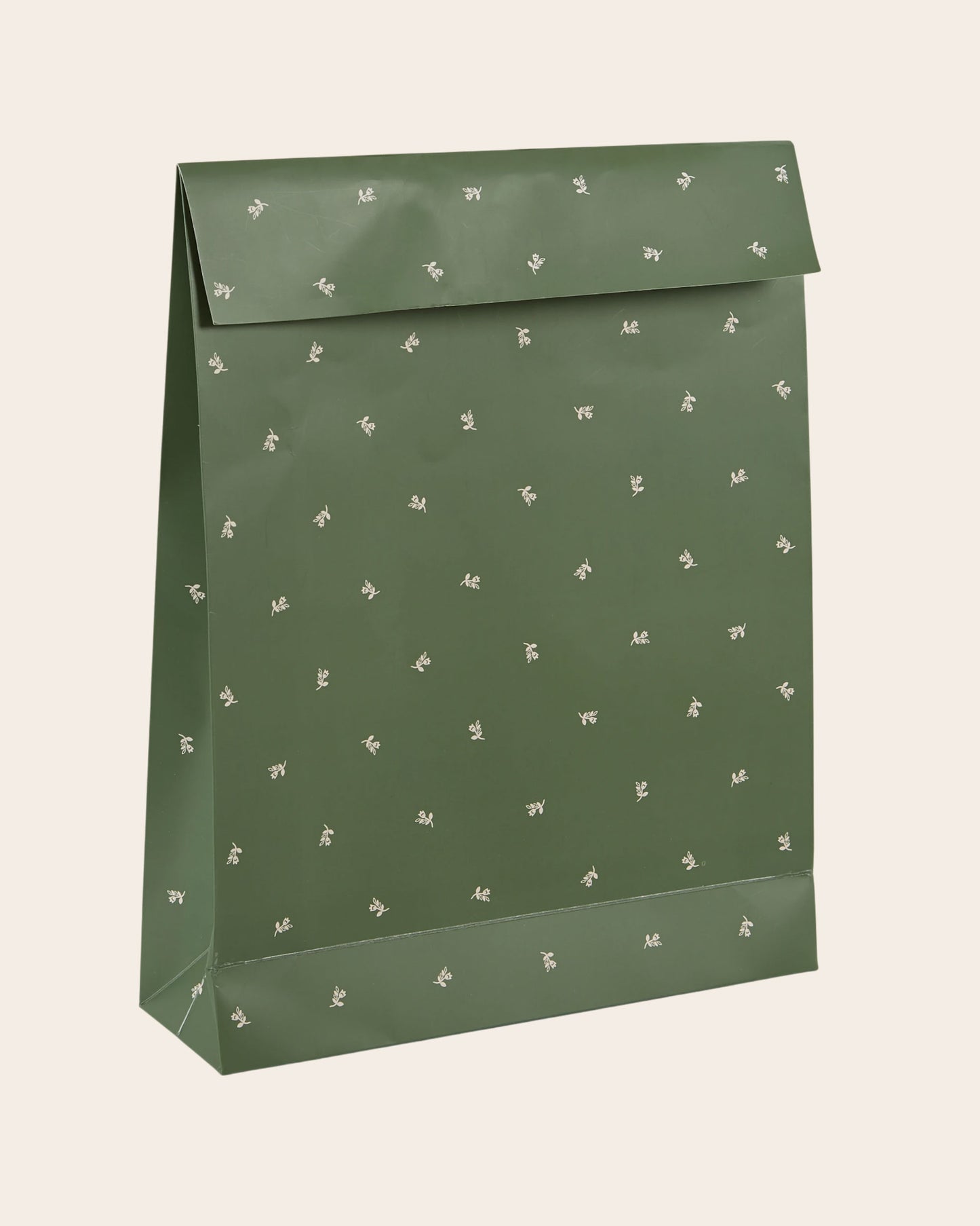 Pochette cadeau - Jonquille vert