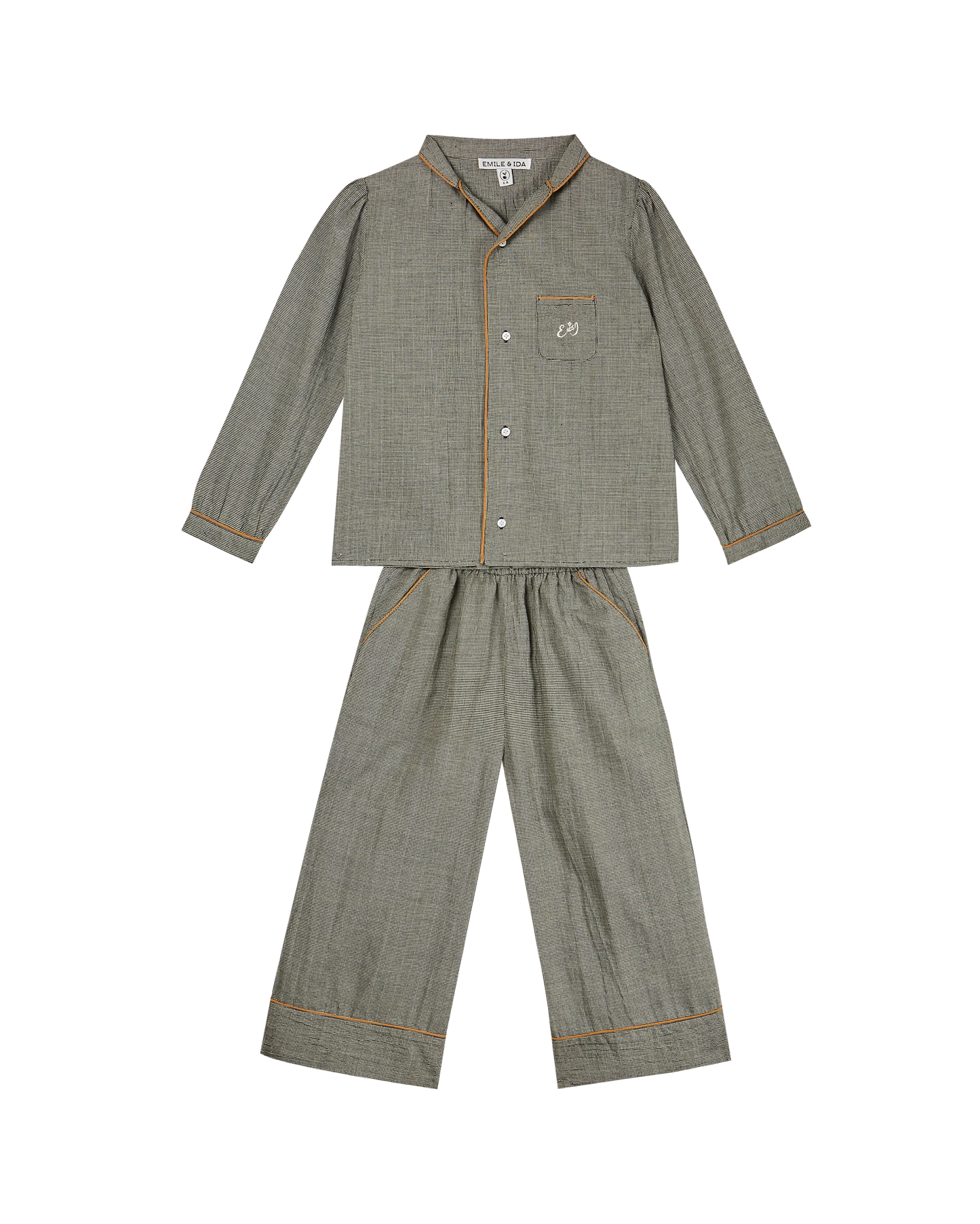 Pyjama enfant mini carreau