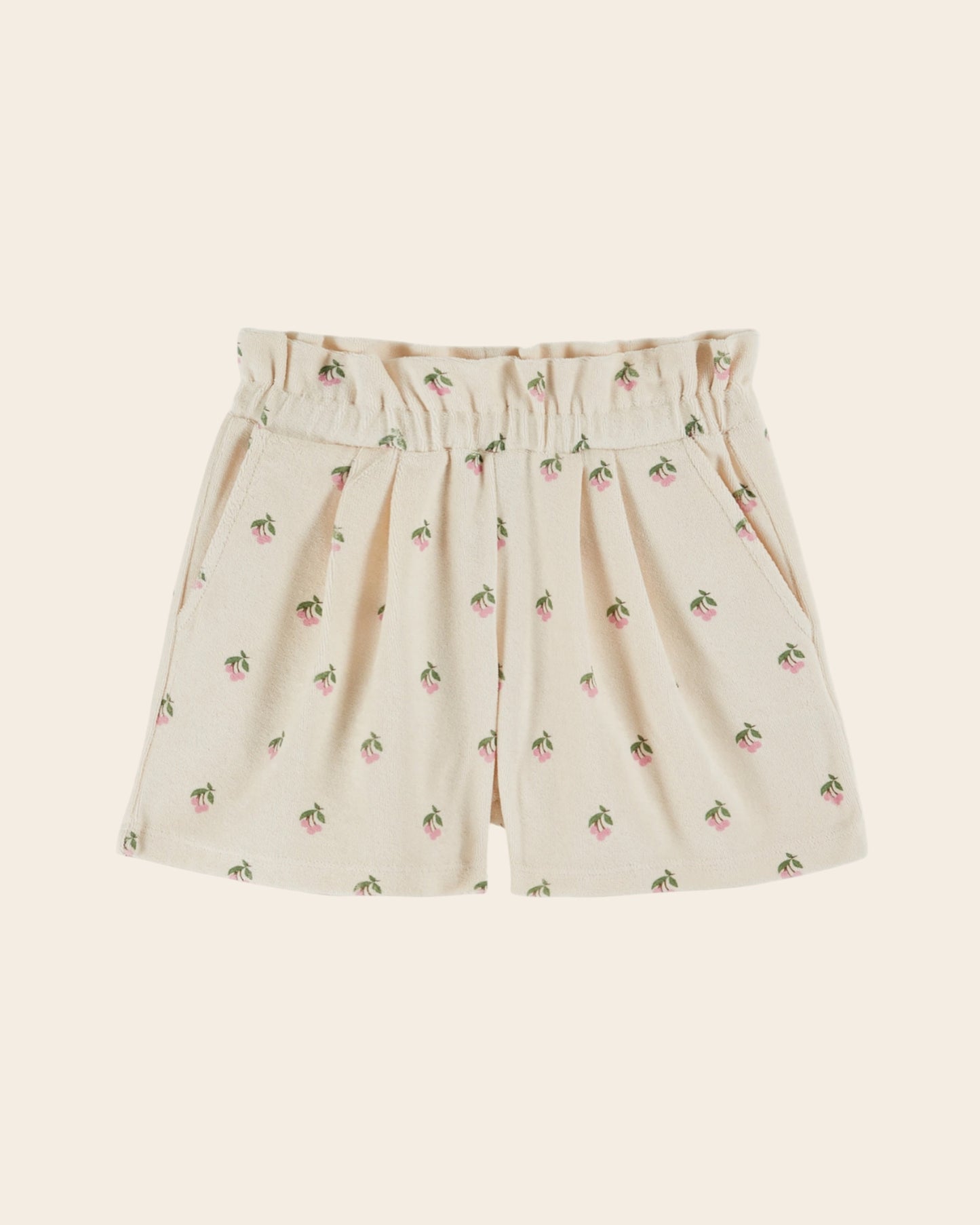 Short - Éponge cerisette crème