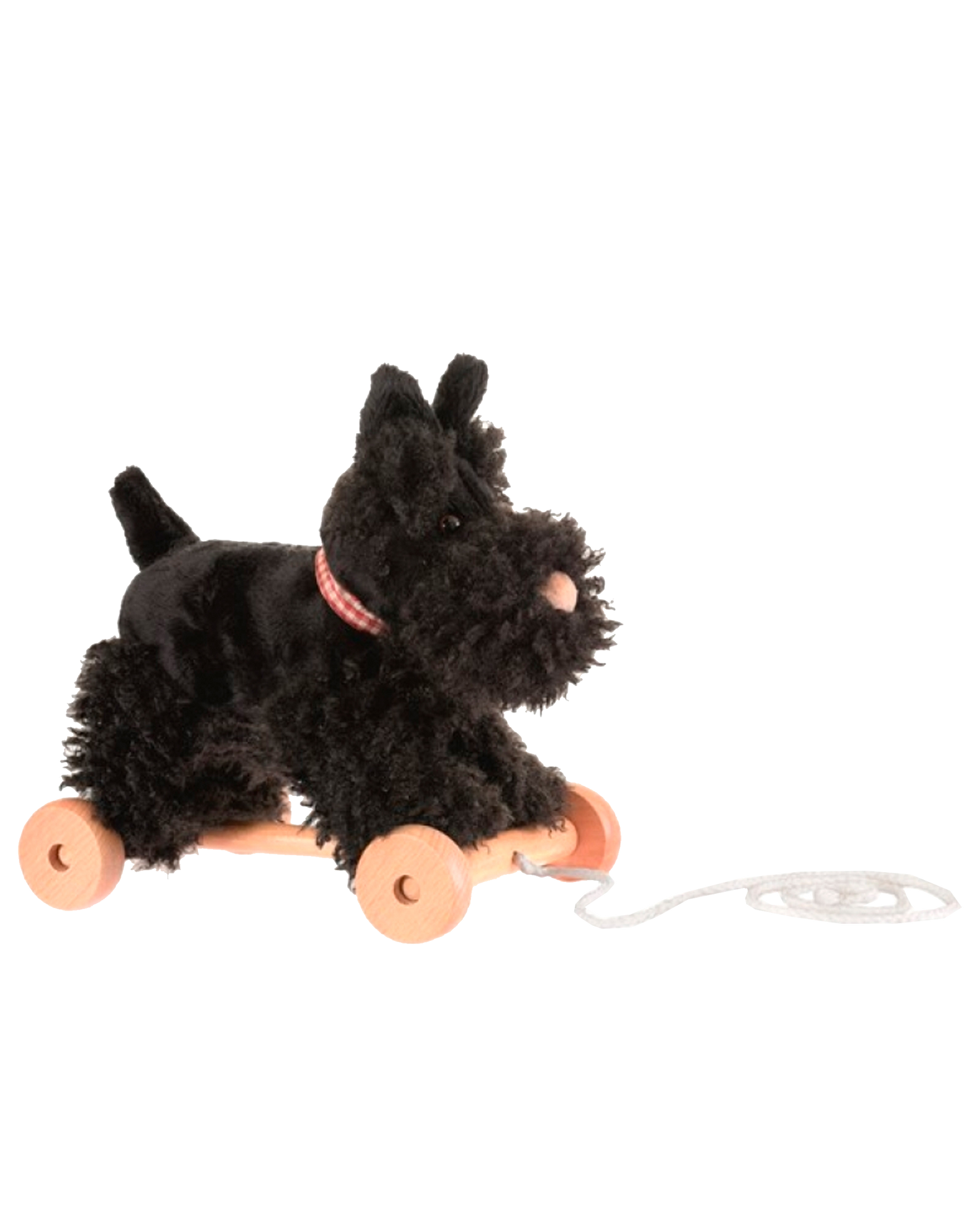 ANCIEN JOUET A TIRER,roulettes,peluche chien caniche,steiff ANCIEN JOUET A TIRER,roulettes,peluche chien caniche,steiff