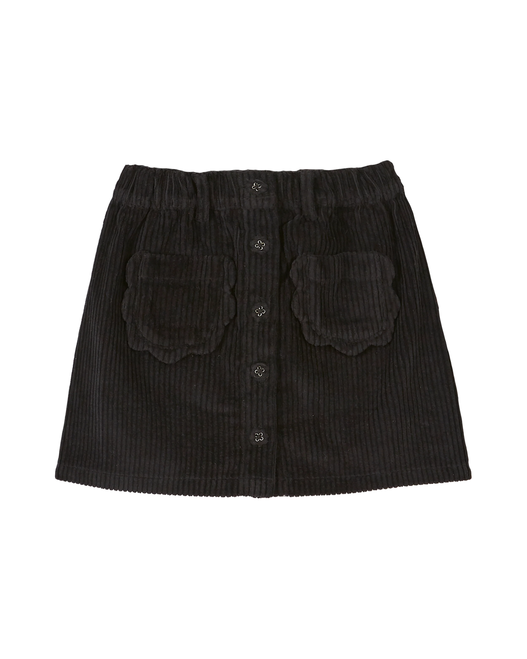 Mini-jupe velours noir