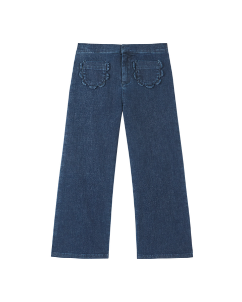 Pantalon toile stretch denim