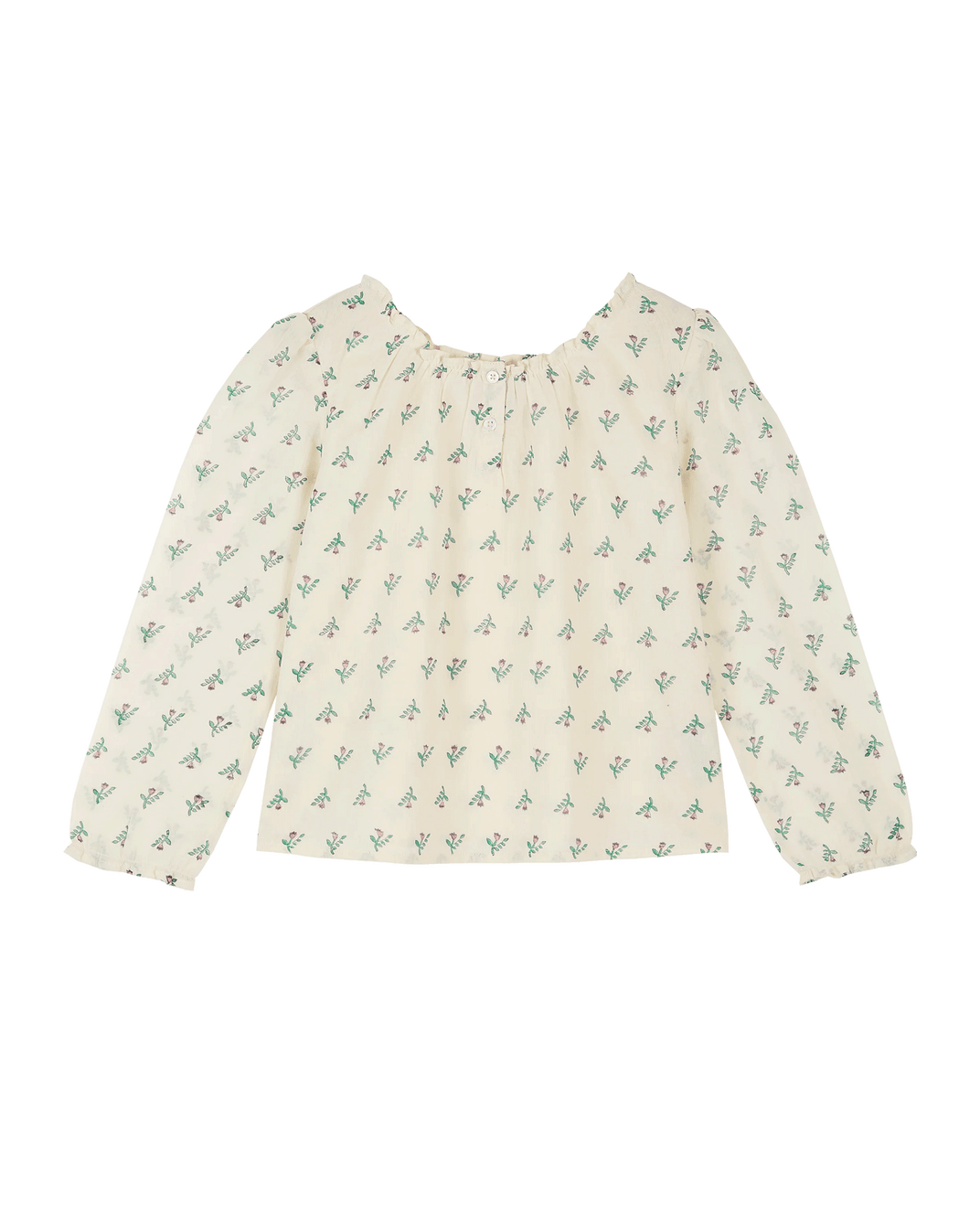 Blouse - coton jonquille violet