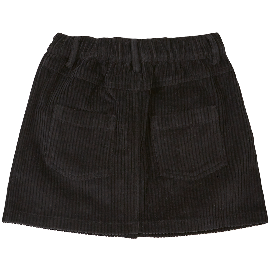 Mini-jupe velours noir