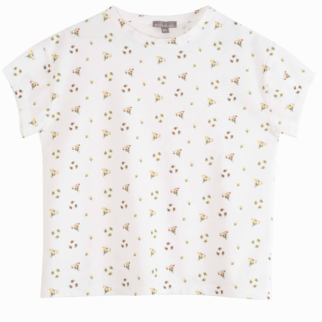 Tee shirt imprimé fleuri