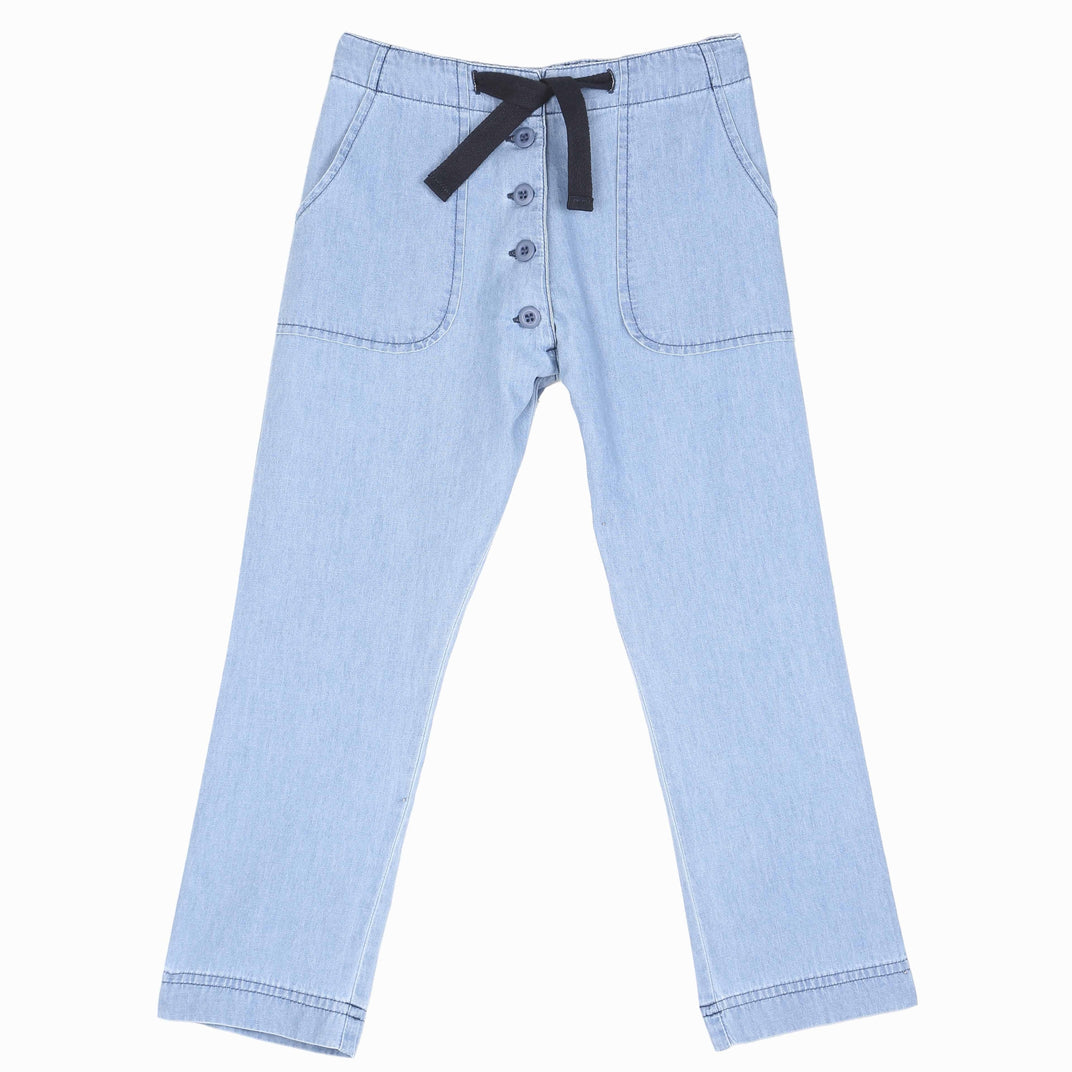 Pantalon en chambray