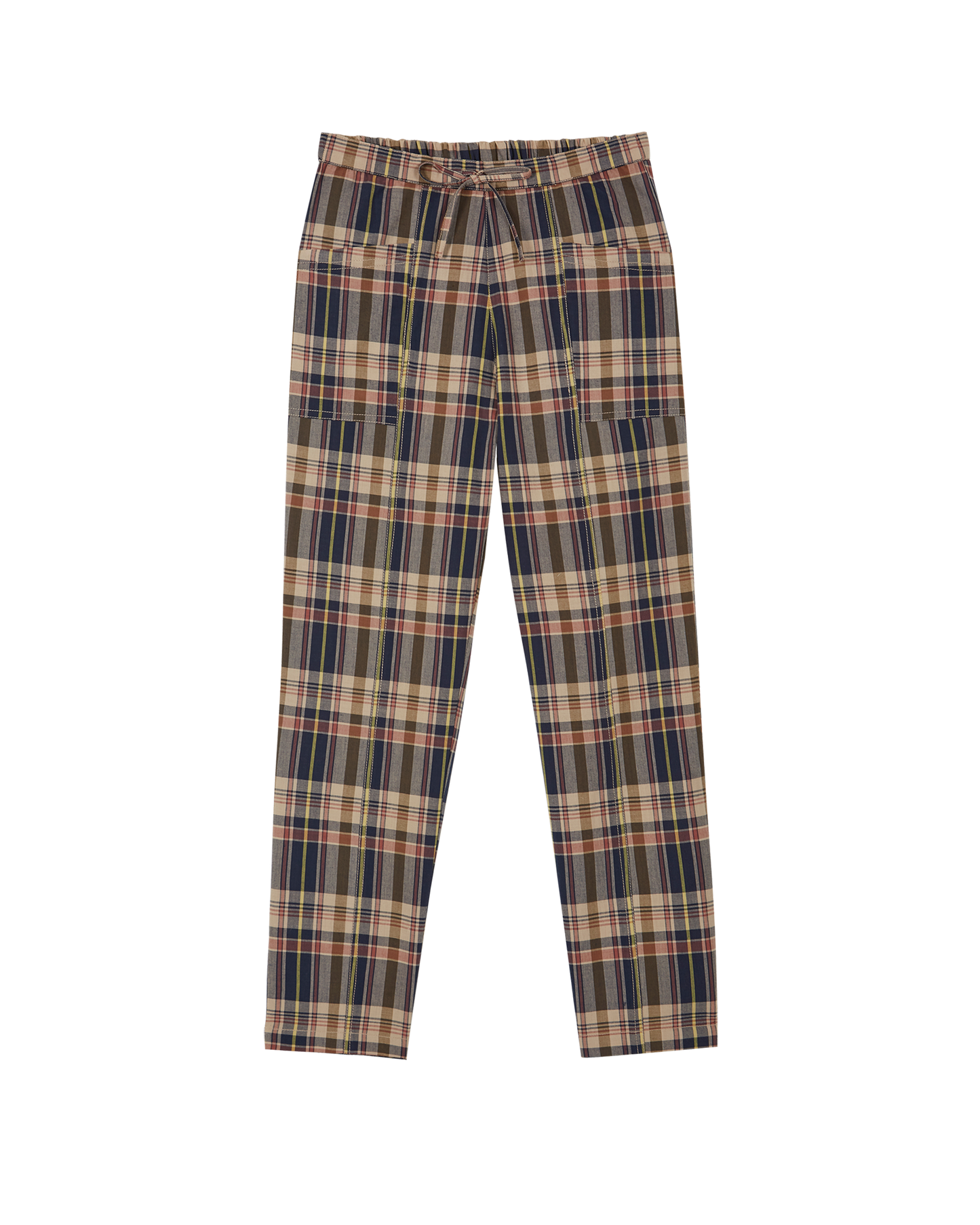 Women's cotton madras pants