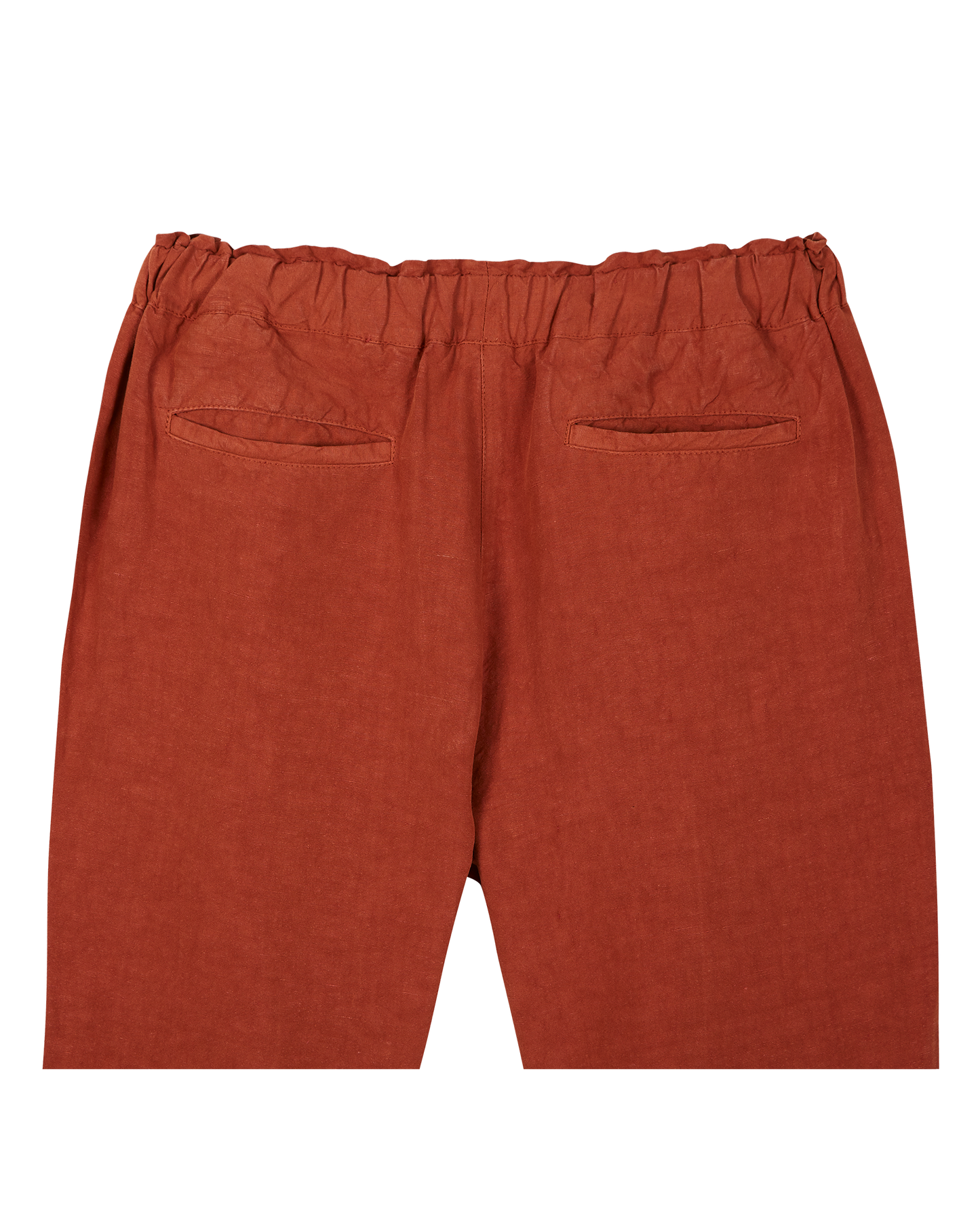 Pantalon coupe relaxed en lin et viscose cayenne