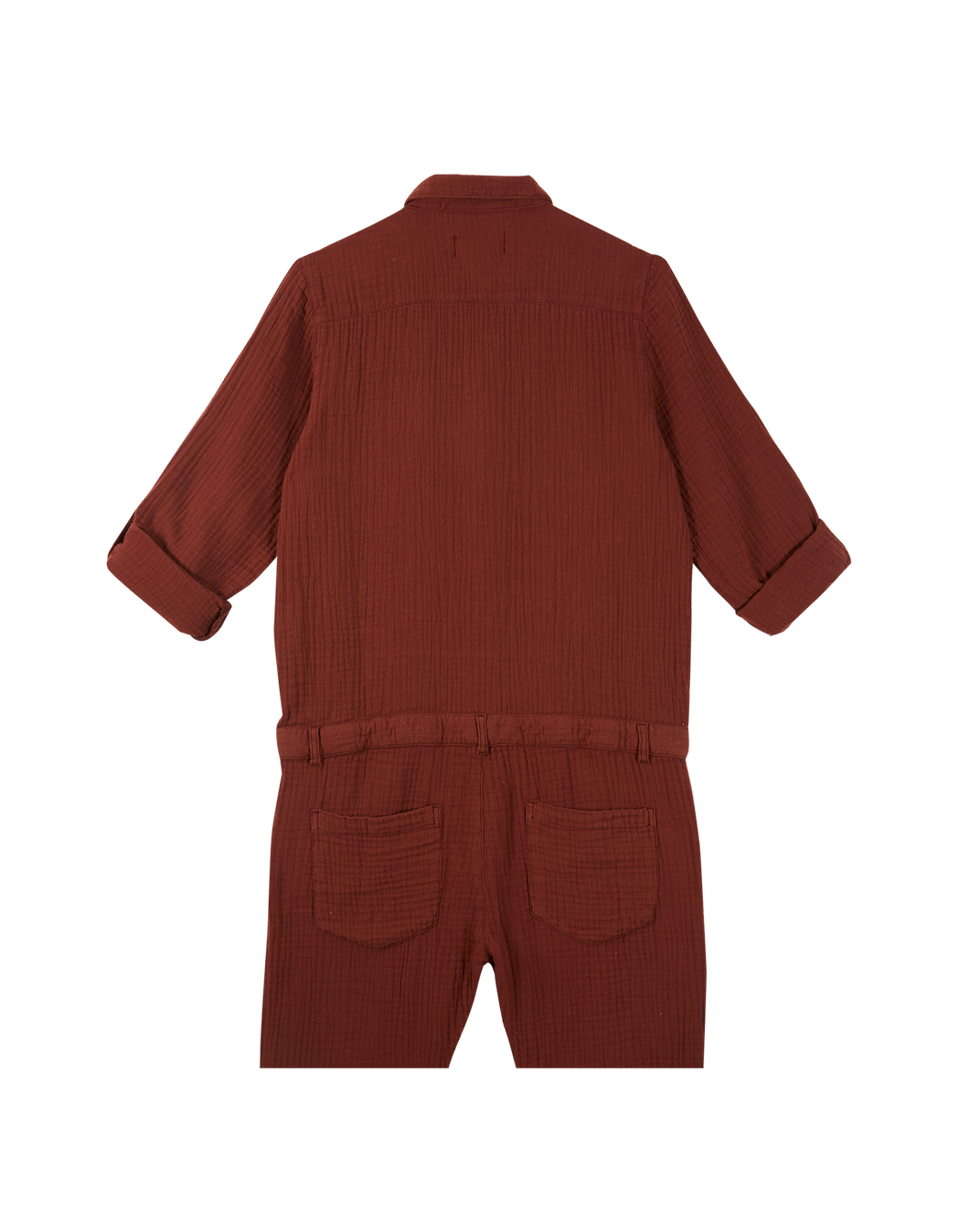 Combinaison - gaze de coton brun