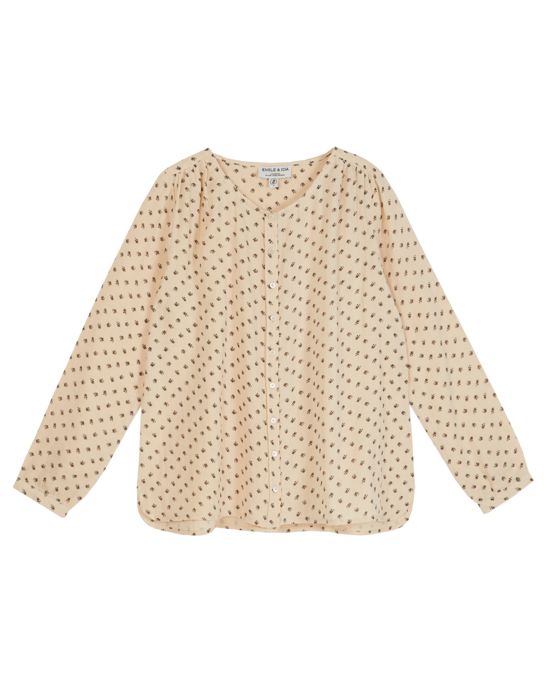 Blouse chardon beige