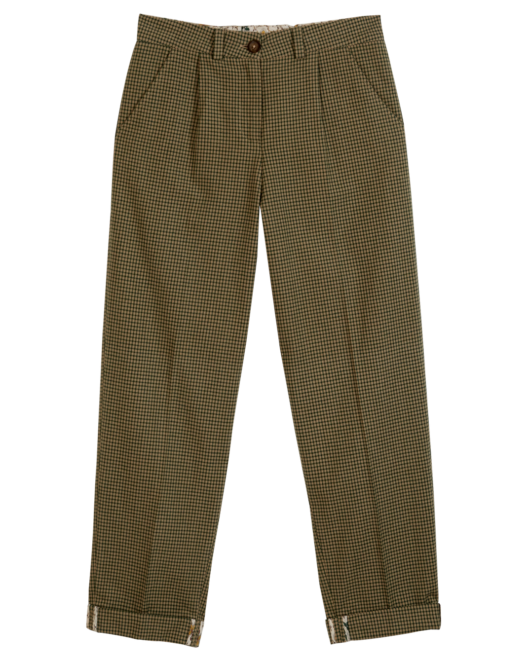 Pantalon coton denise vert