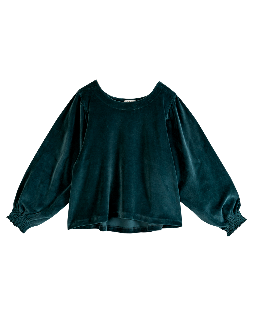 Sweat velours coton bio sapin
