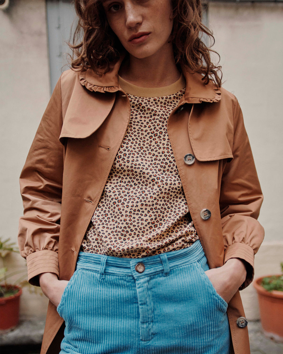 Trench coat macadamia