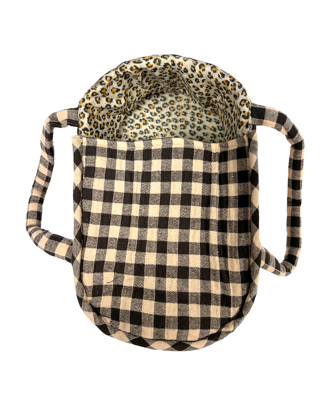 Vichy coffee doll's basket