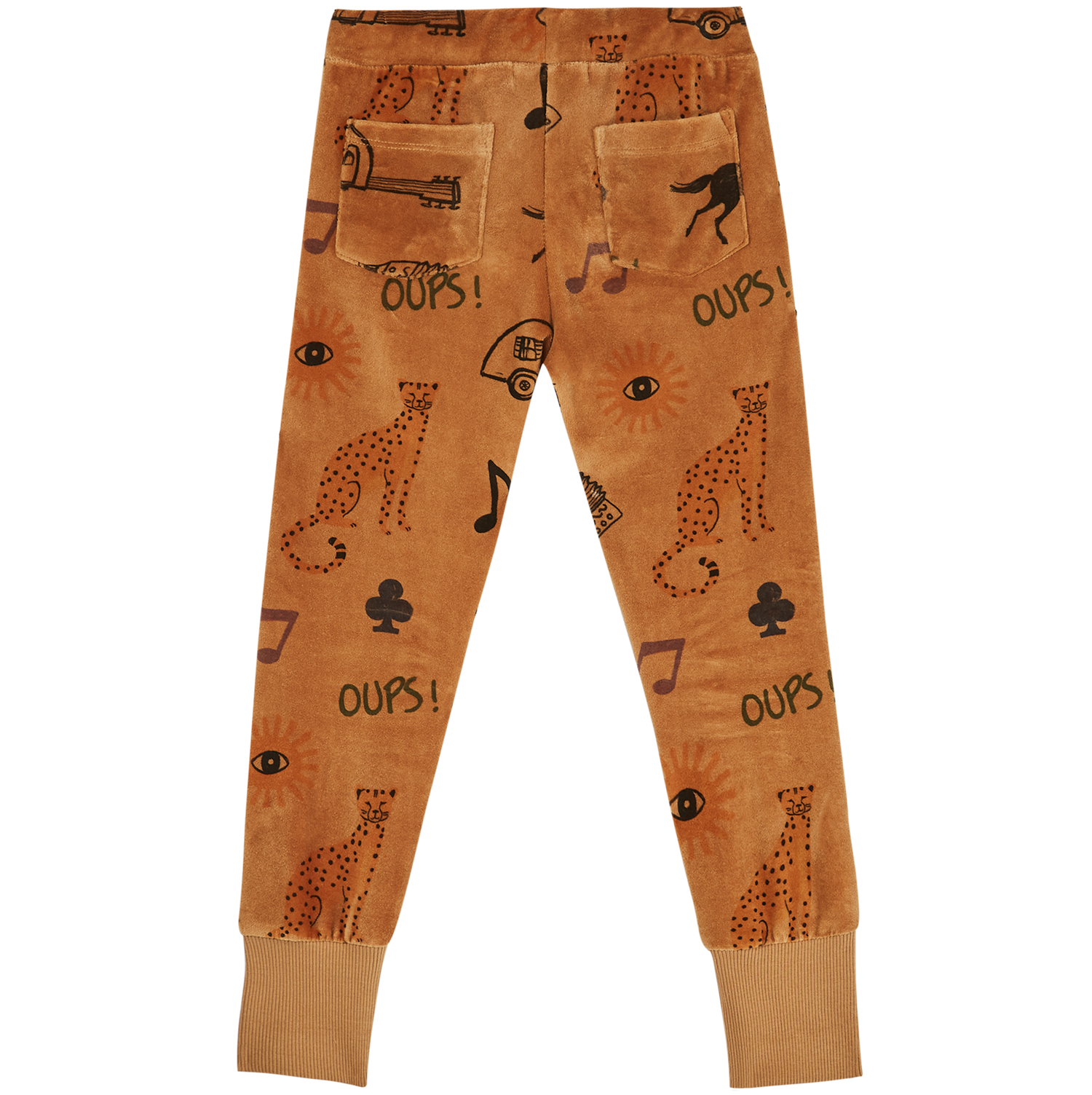 Pantalon ponge velours noix bonaventure