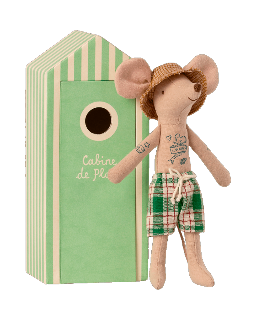 Papa souris à la plage 15 cm - Maileg
