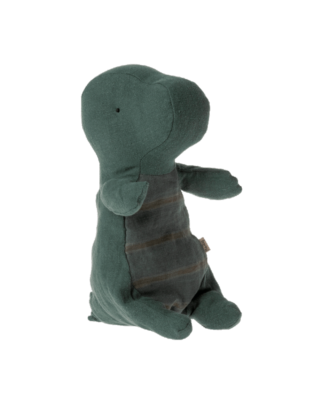 Dinosaure lin bleu pétrol 23 cm - Maileg