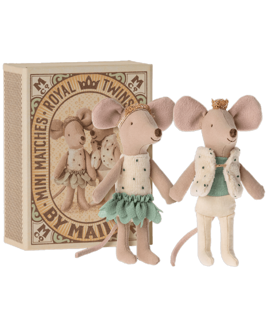 Souris Prince et Princesse 10cm - Maileg