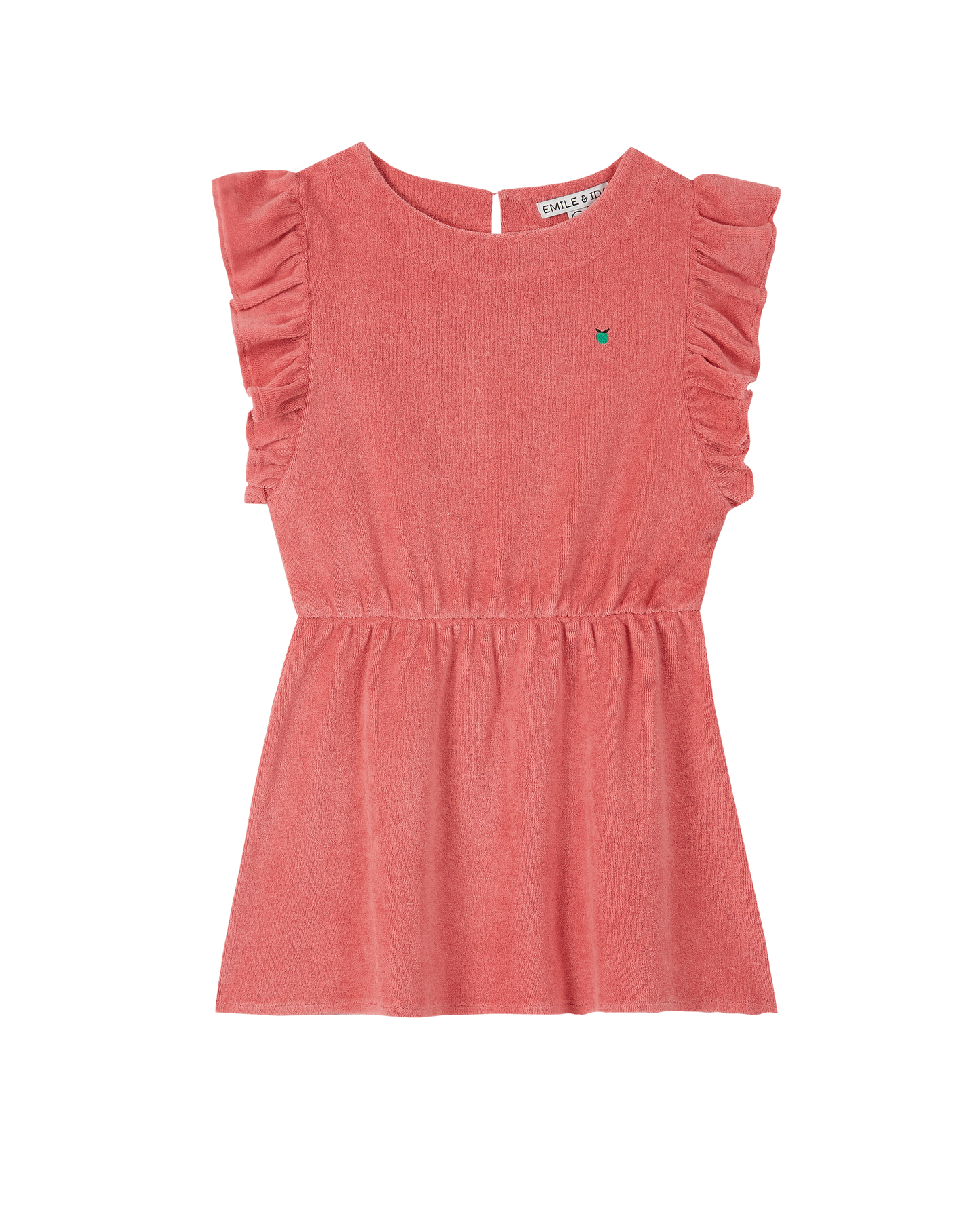 Pink sushi terry cloth dress