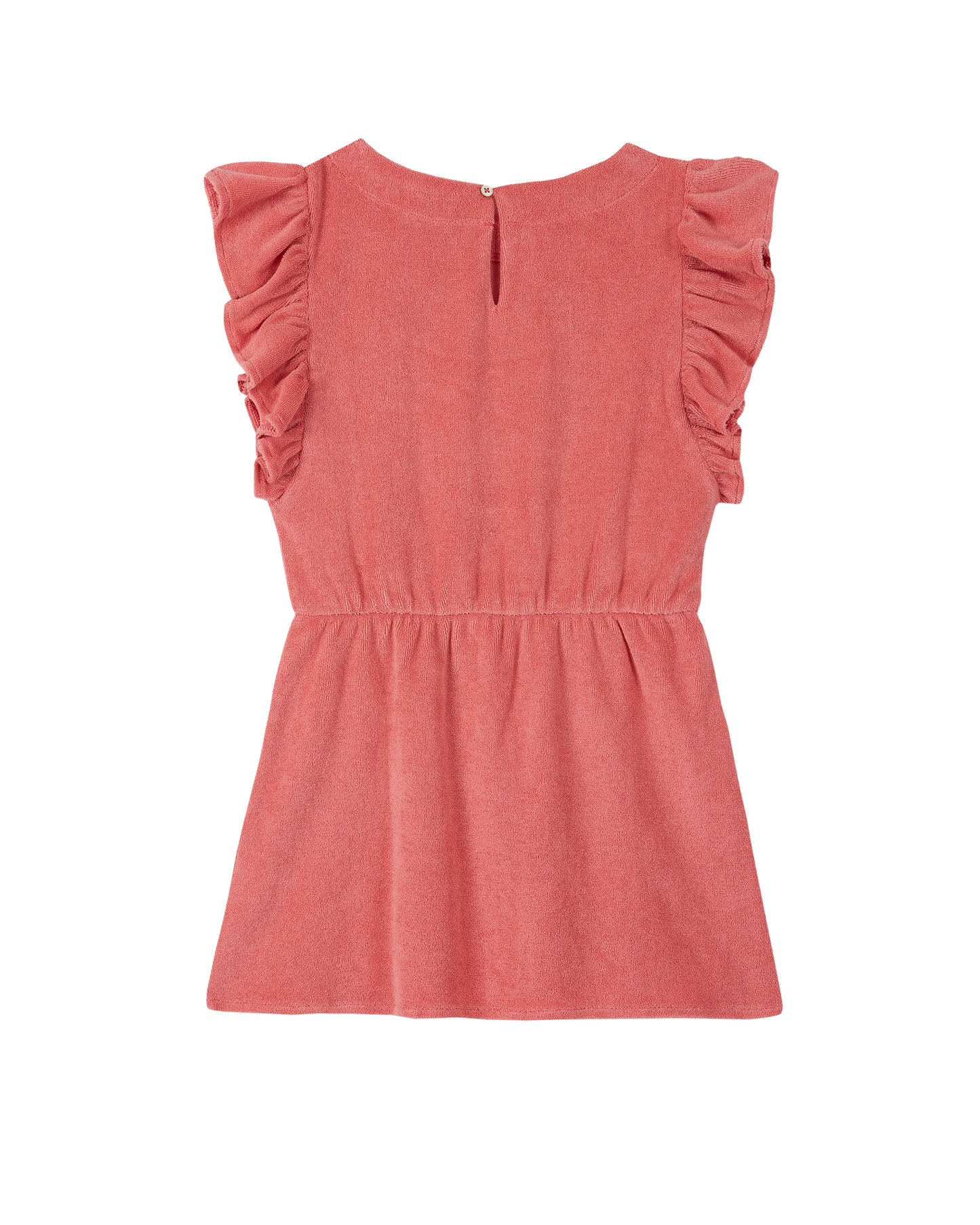 Pink sushi terry cloth dress