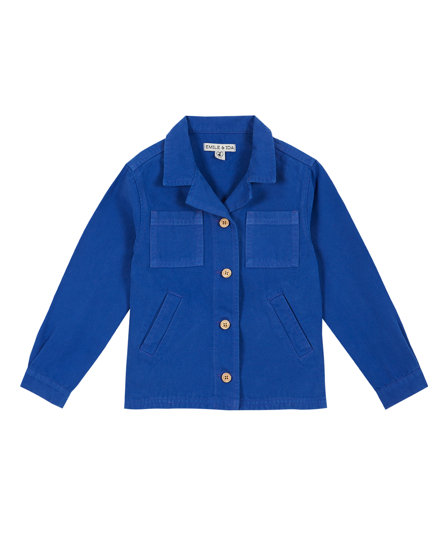 Celestial cotton canvas jacket