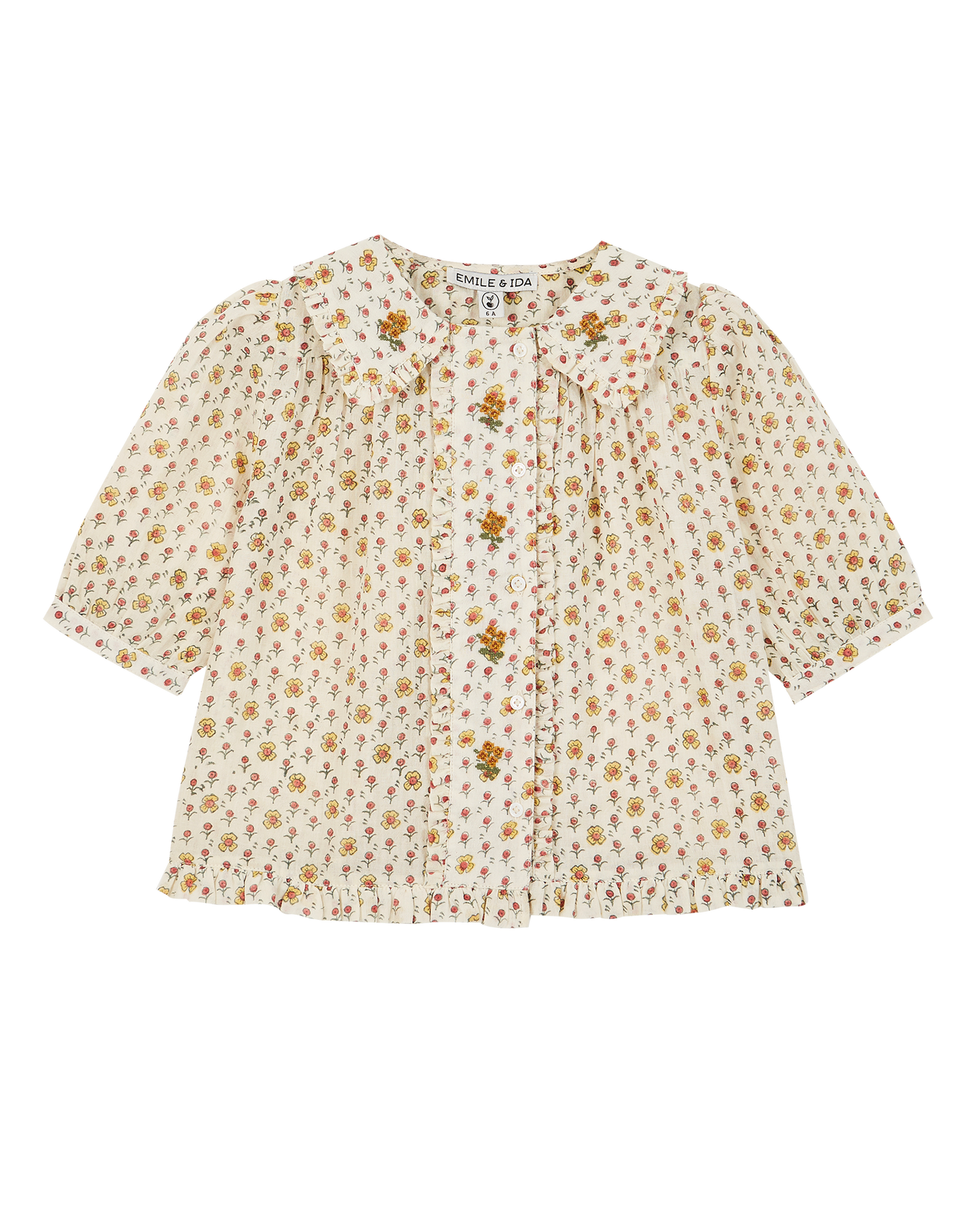 Blouse coton écru Daisy