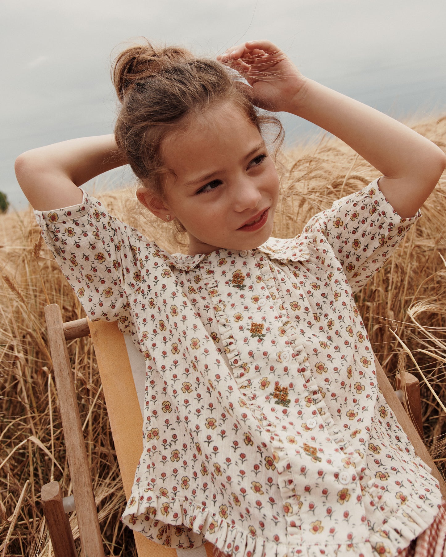 Blouse coton écru Daisy