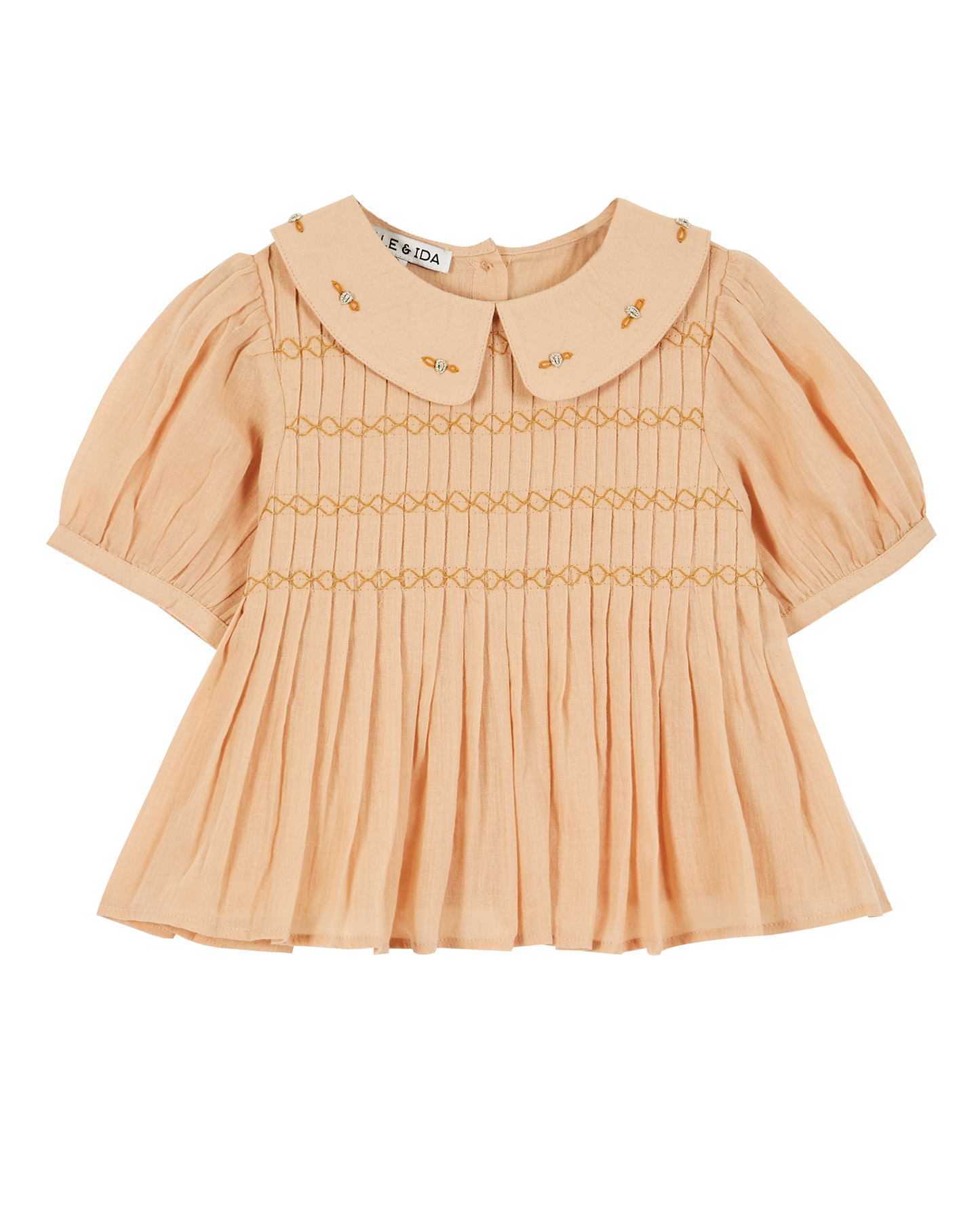 Beige cotton blouse