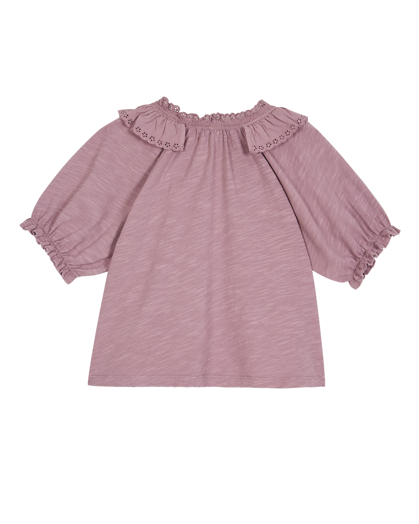 Purple organic cotton blouse