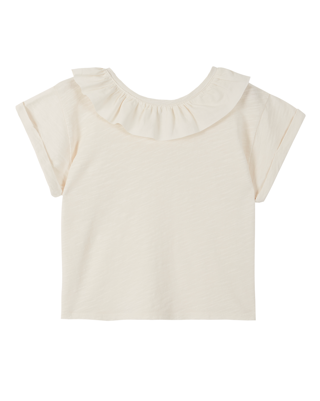 Tee-shirt coton bio écru