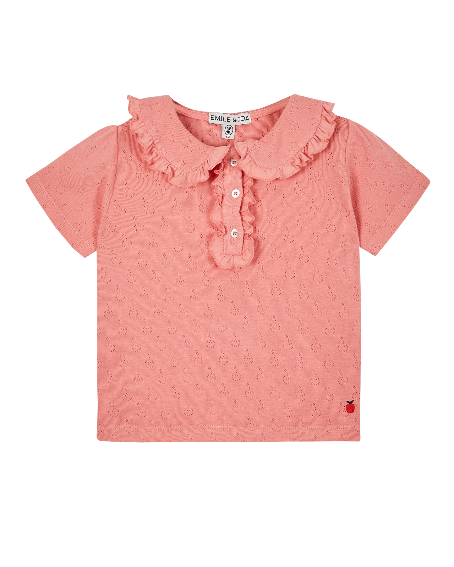 Polo coton modal ajouré sushi