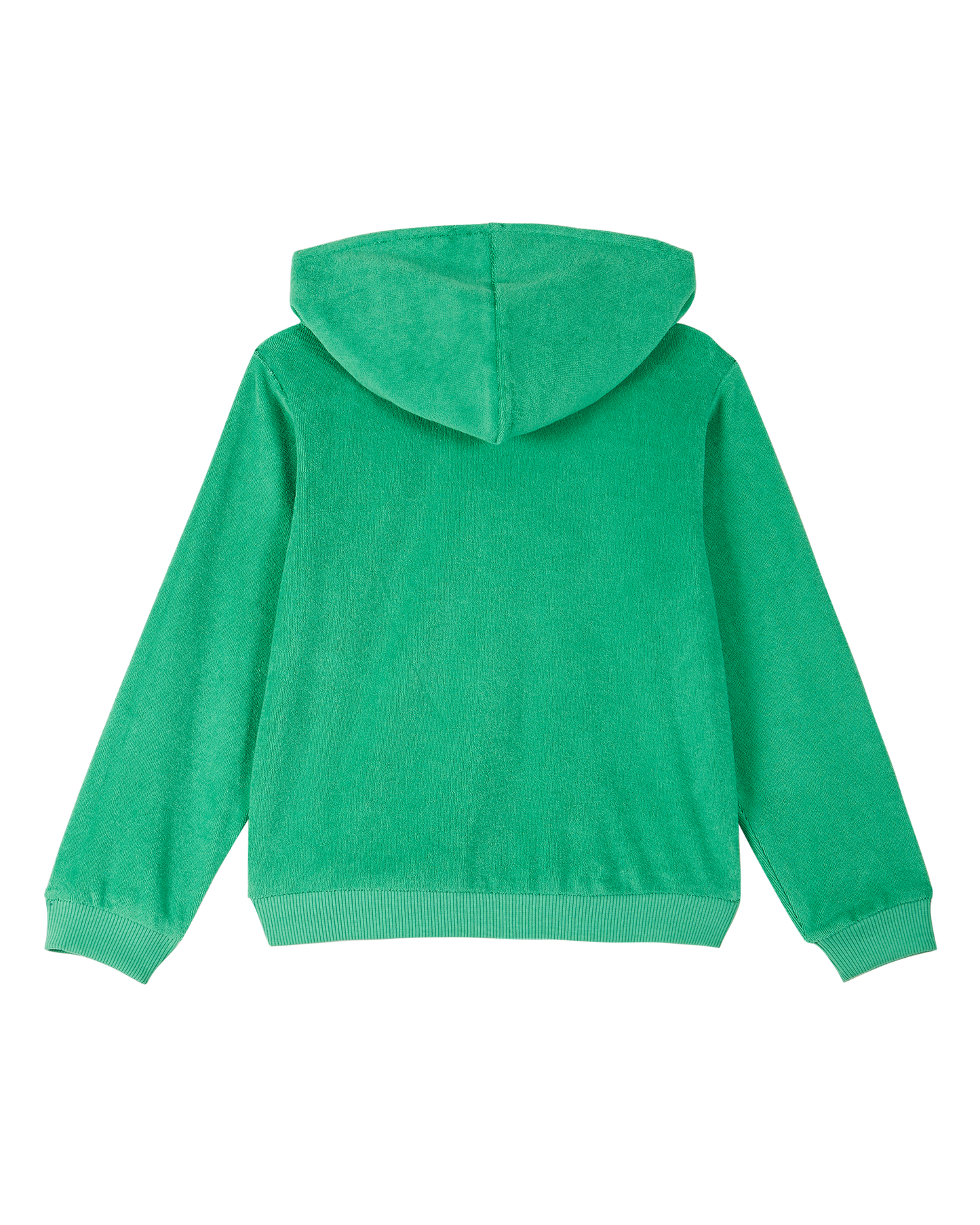 Sweatshirt zippé à capuche éponge garden