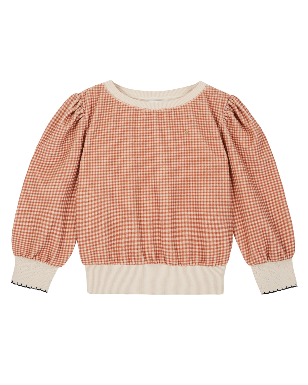 Sweatshirt éponge vichy Cayenne