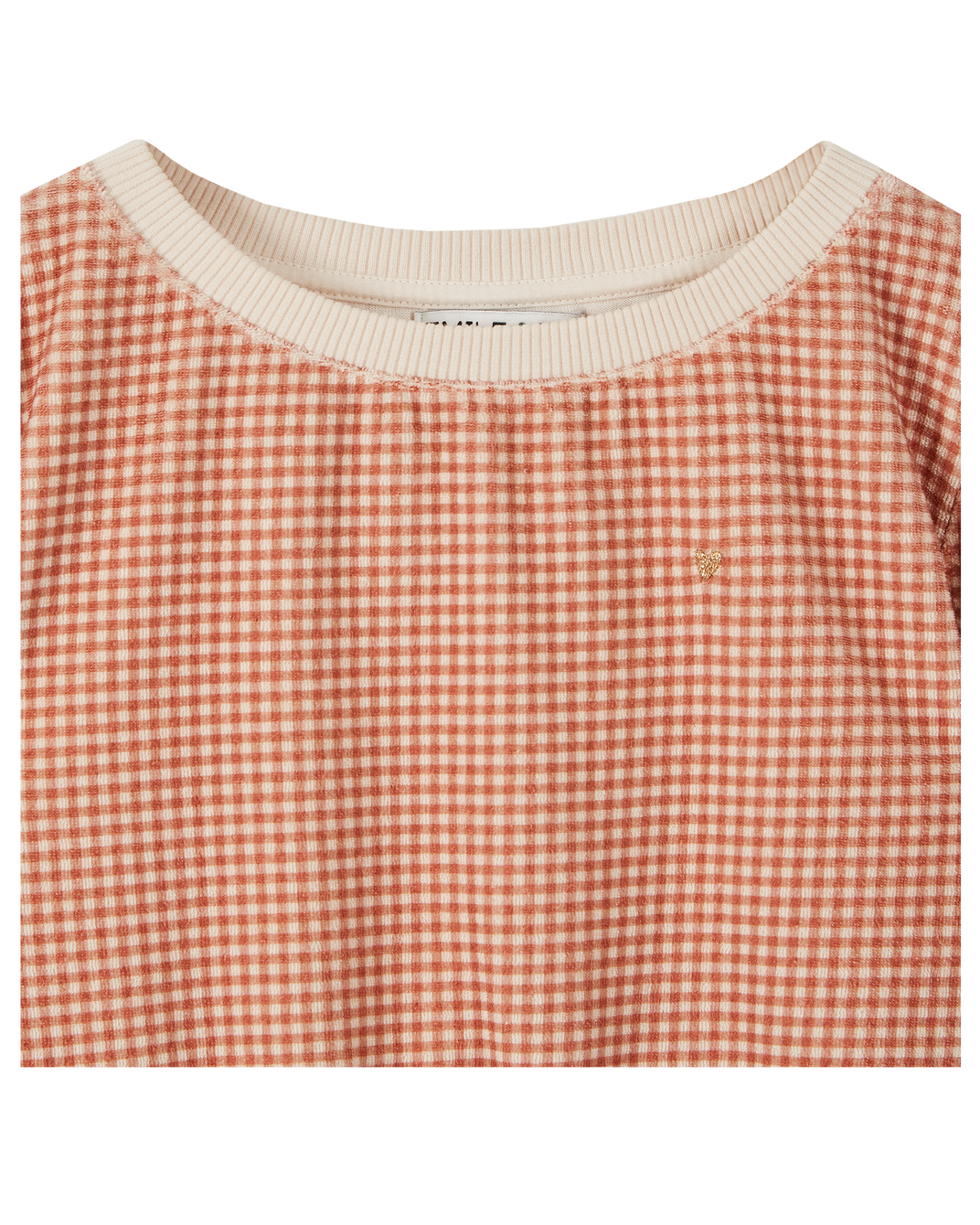 Sweatshirt éponge vichy Cayenne