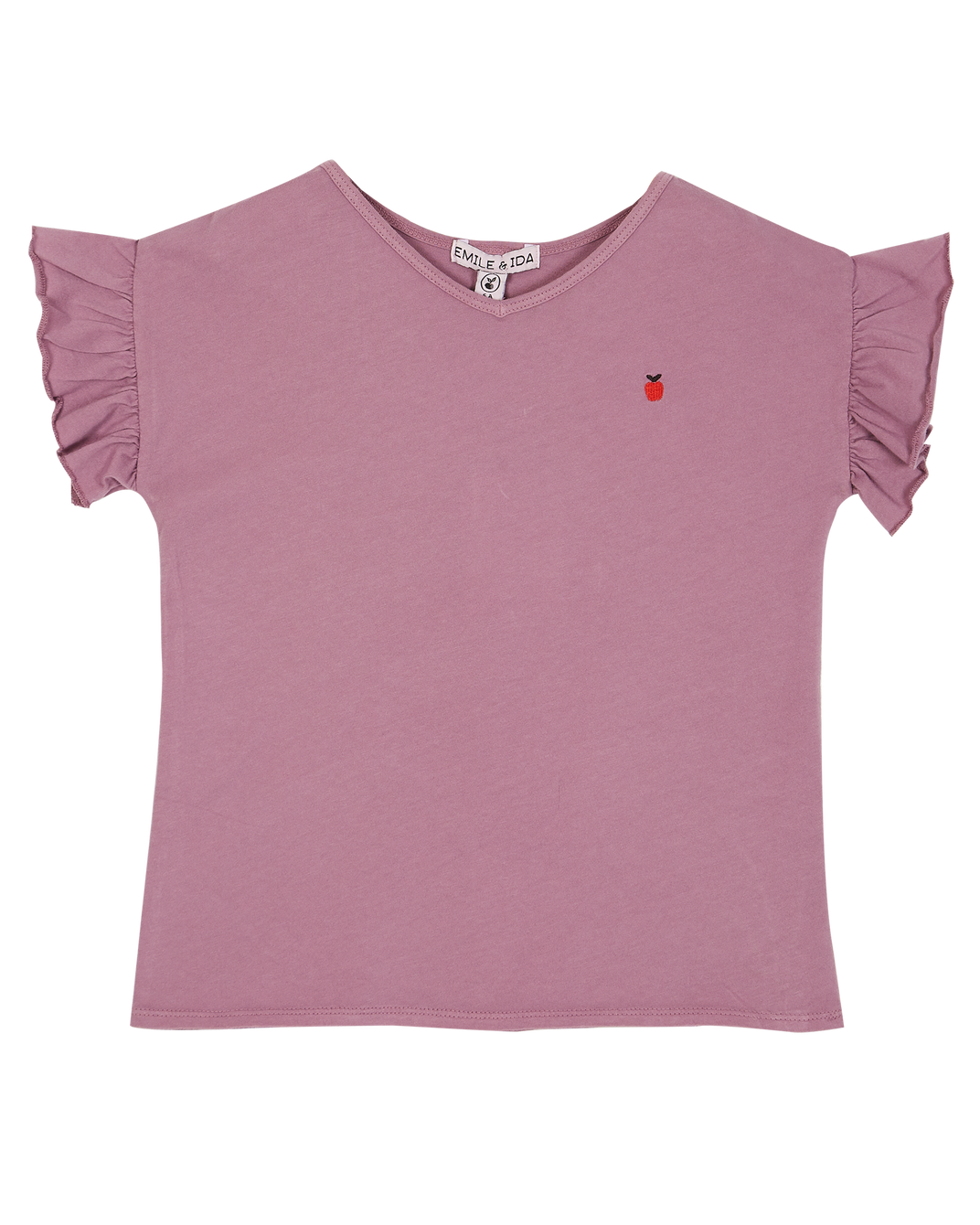 Tee-shirt coton bio violet