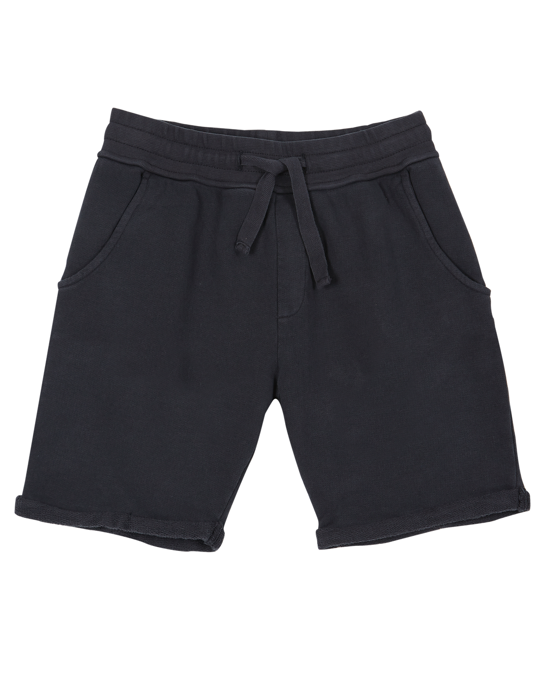 Organic cotton bitumen Bermuda shorts