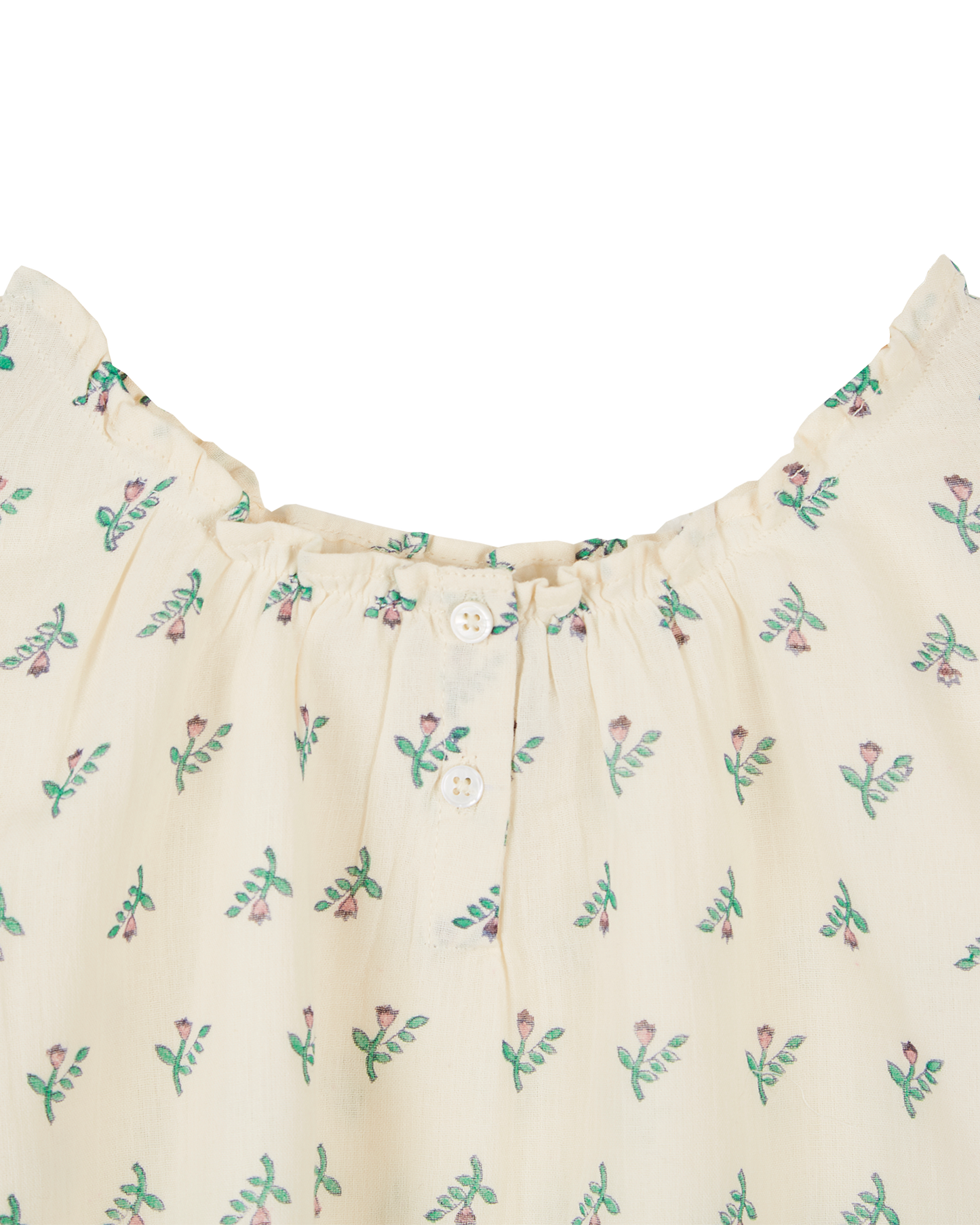 Blouse coton jonquille violet