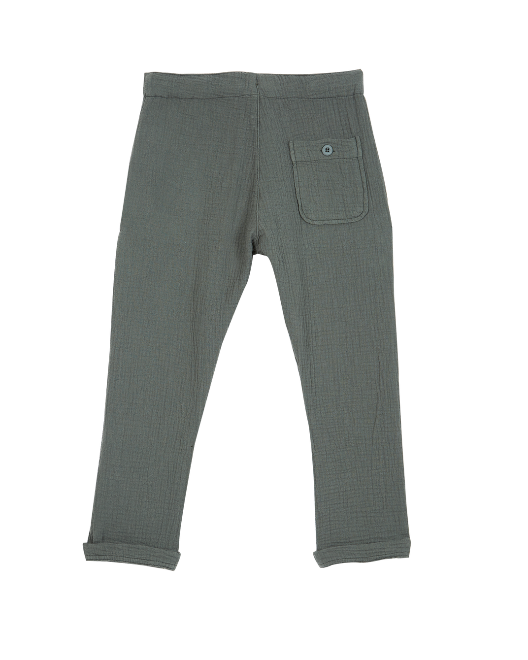 Spinach cotton gauze pants