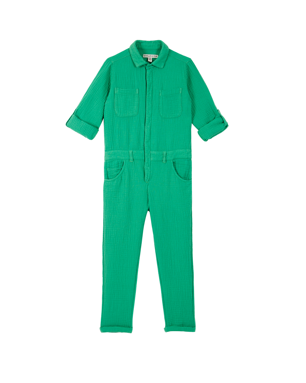 Garden cotton gauze jumpsuit