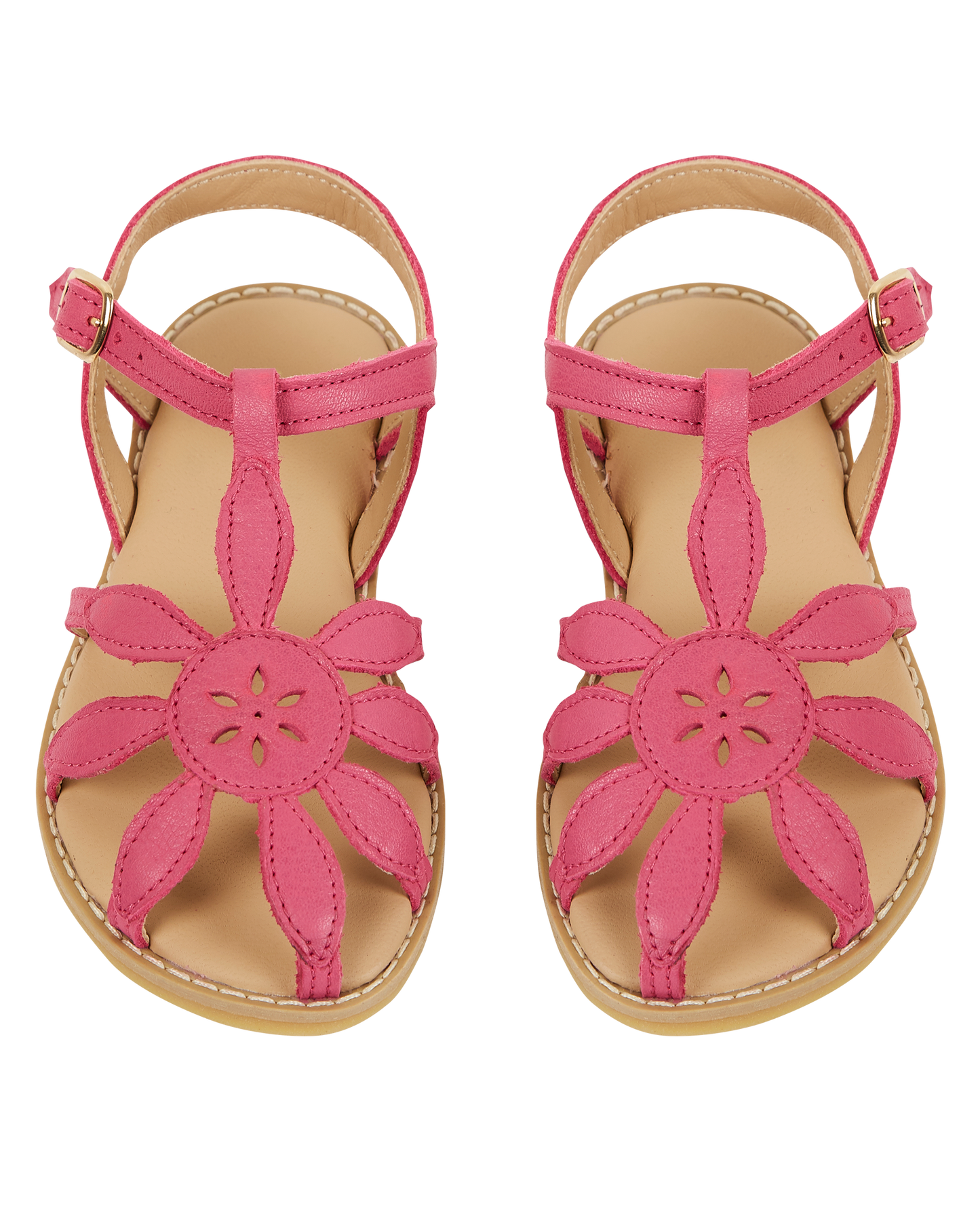 Pink flower sandals