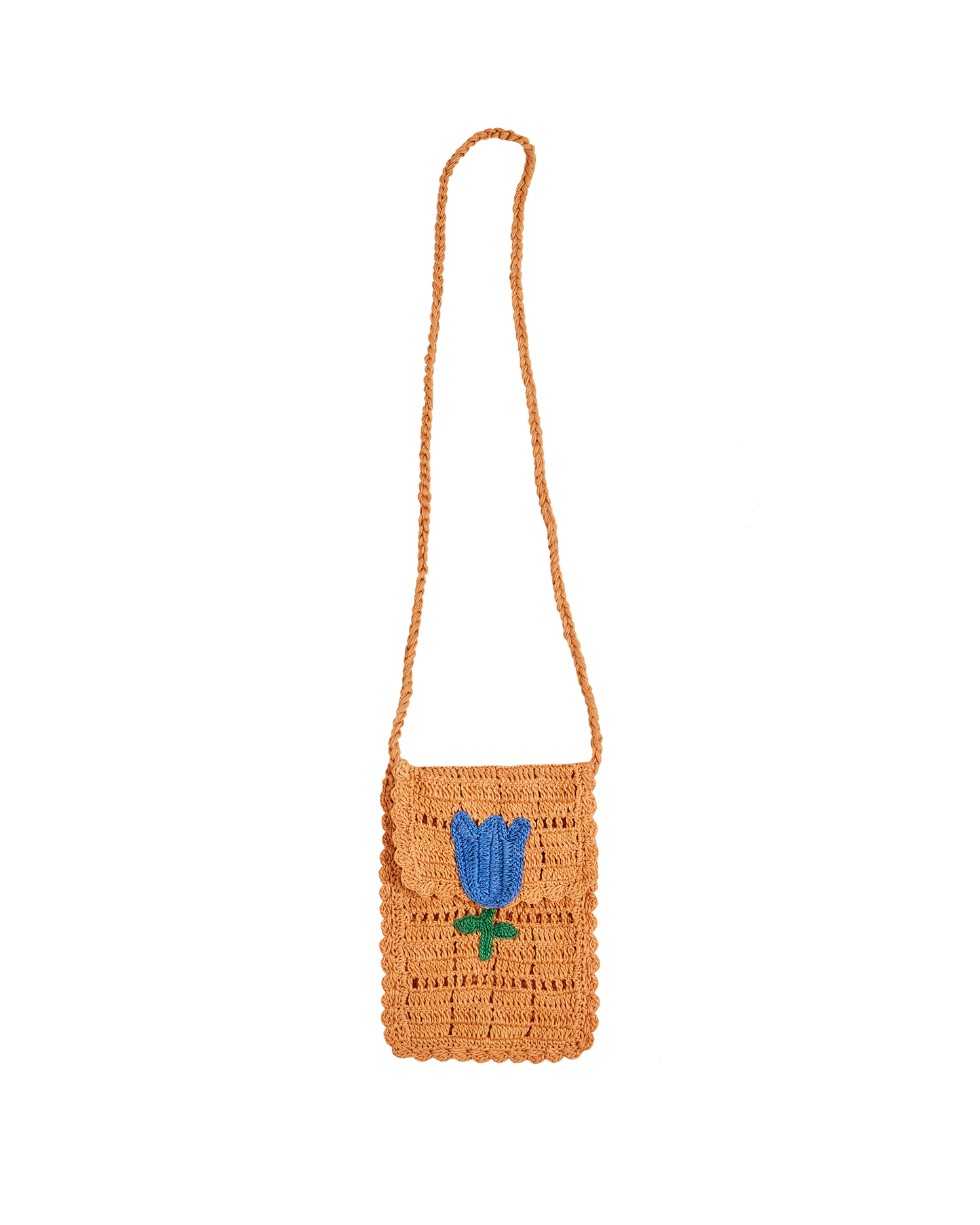 Mini pochette coton naturel tulipe