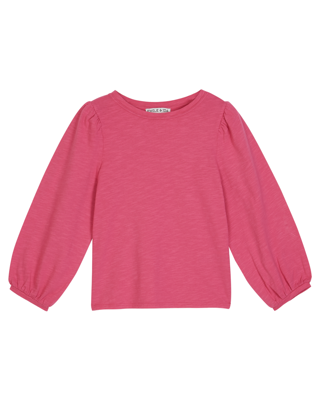 T-shirt coton bio fushia