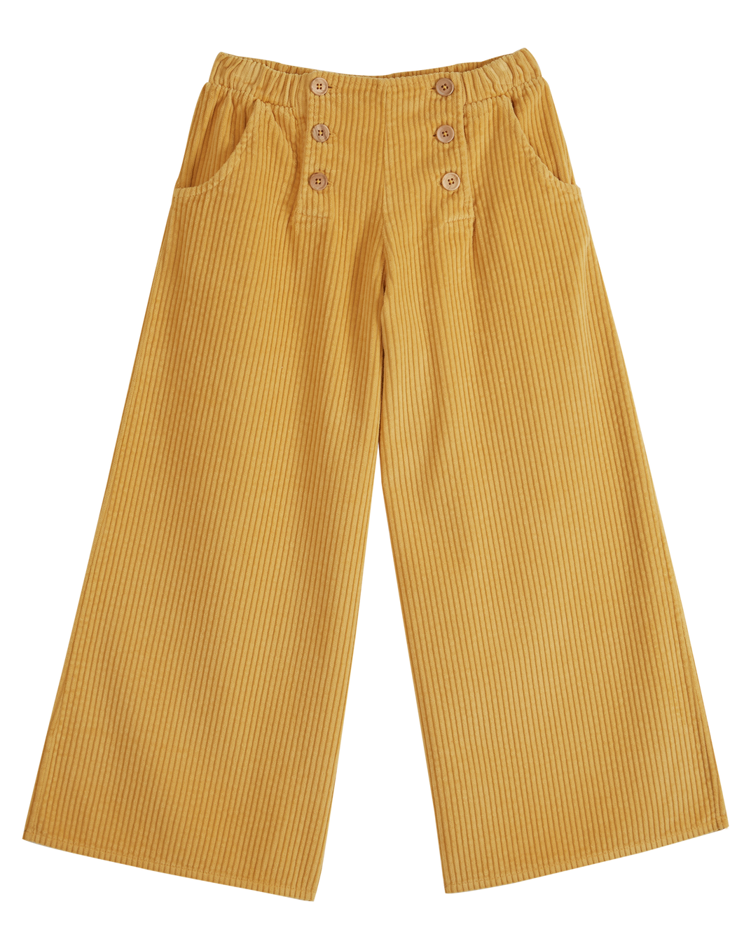 Pantalon velours jaune