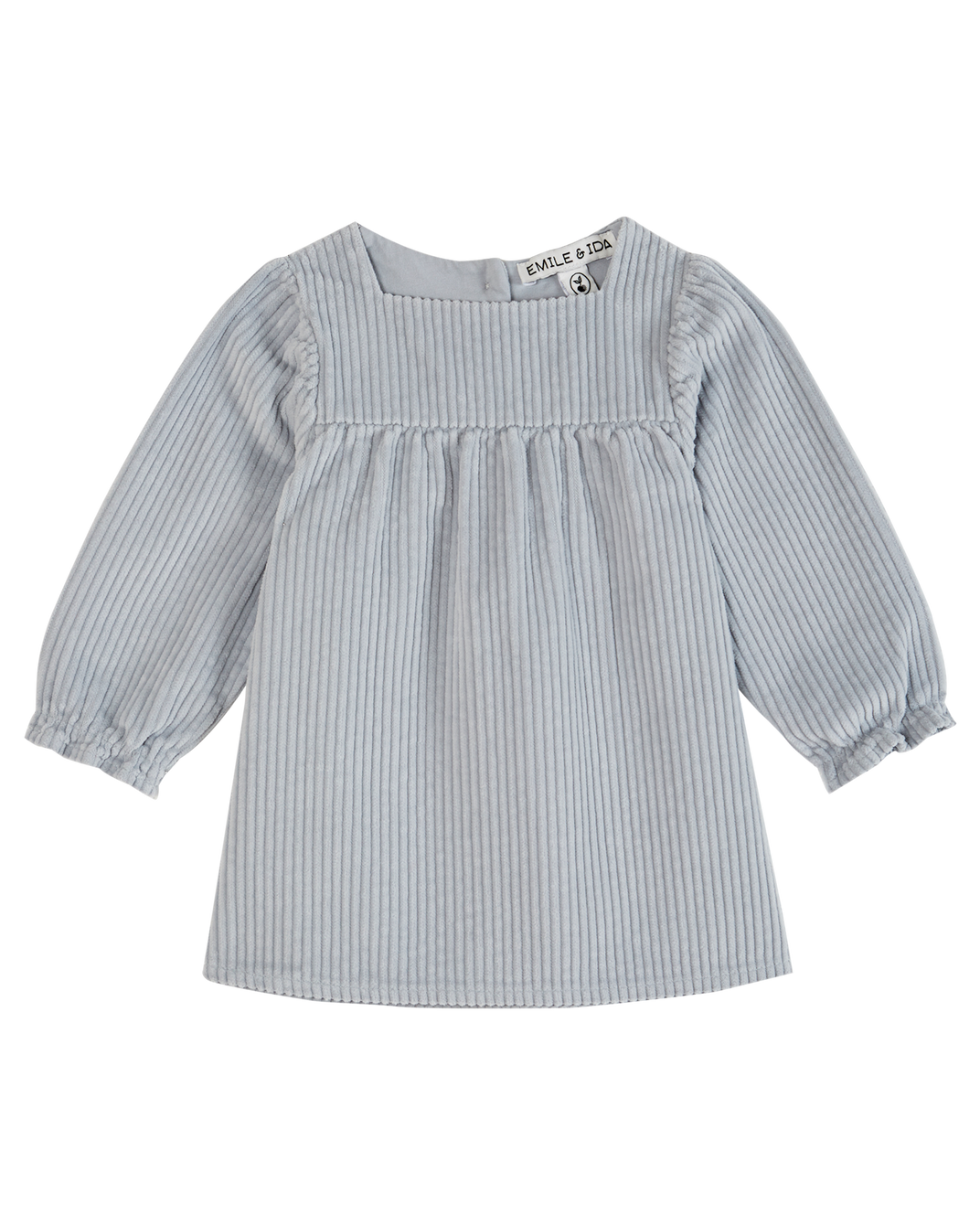 Robe velours ciel