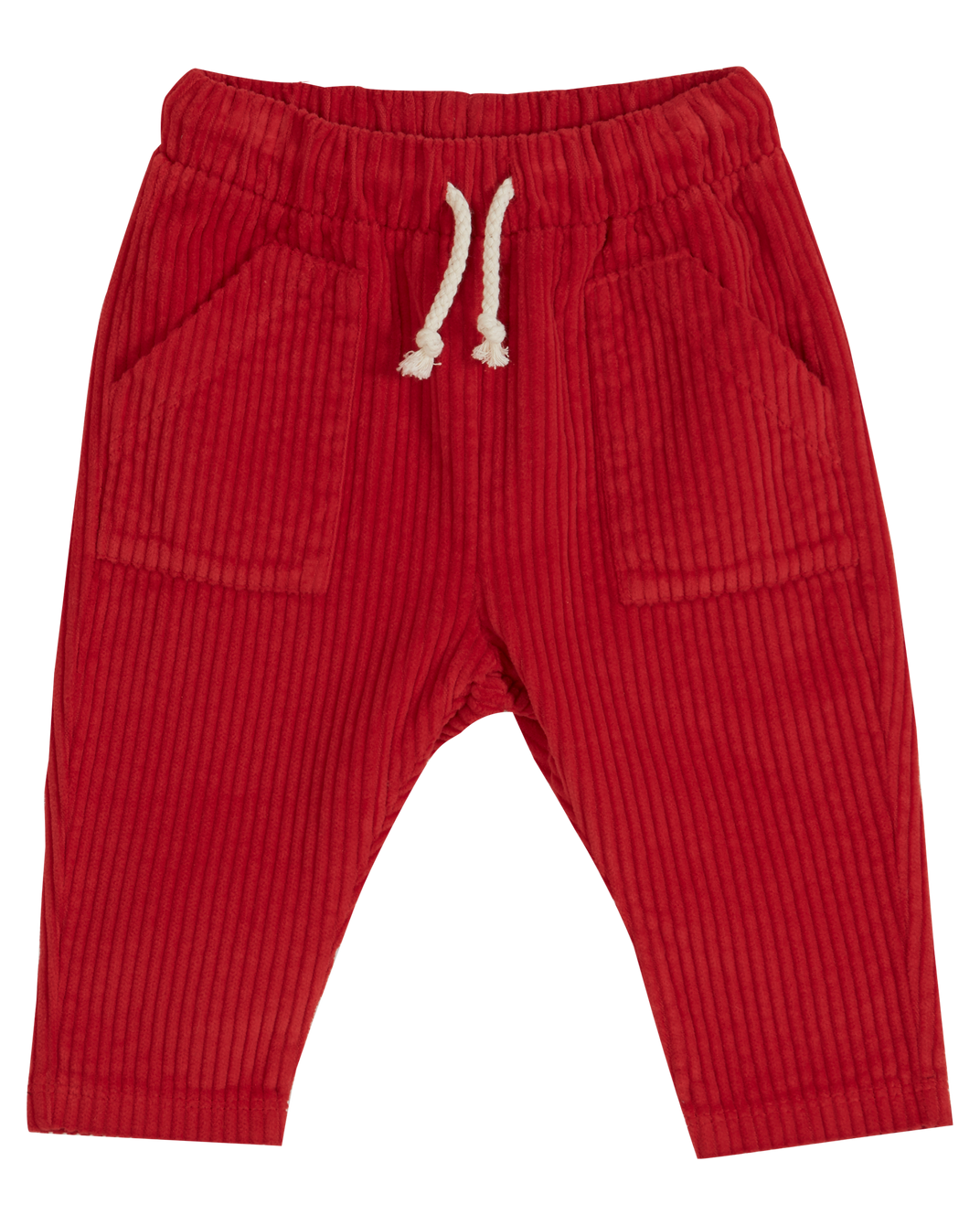 Pantalon velours rouge