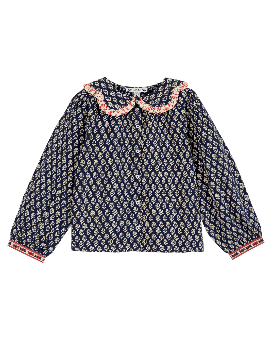 Blouse Carmen marine