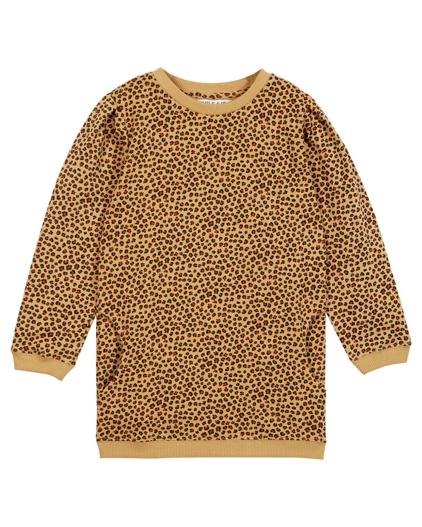 Robe coton bio léopard