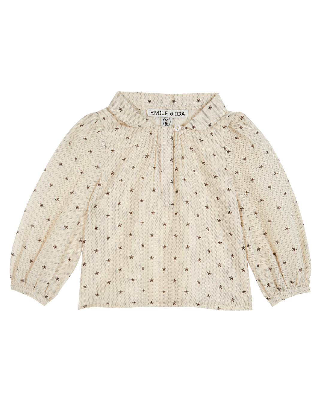 Blouse étoile écru